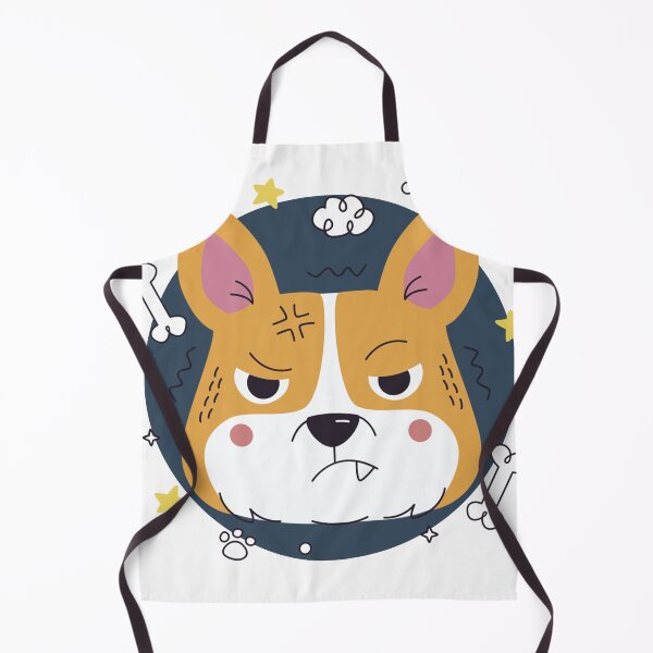 Item preview, Grumpy Corgi - Annoyed Dog Face Illustration designed and sold by DoggoSay.