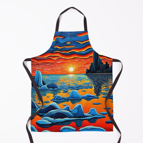 Item preview, Icebergs at sunset 4 designed and sold by George Hutton Hunter.