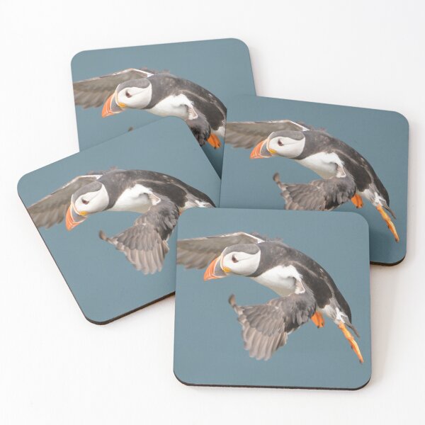Item preview, Puffin landing at Bullers of Buchan designed and sold by Derren Jones.