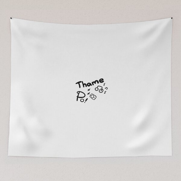 Item preview, ThamePo Heart that skips a beat logo black white WilliamEst Thai BL lykn gmmtv mars boy band boys love lgbtq designed and sold by Kpop-Noona.
