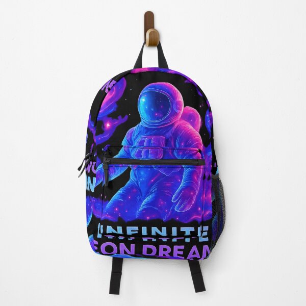 Item preview, Infinite Neon Dreams – Neon Space Explorer designed and sold by xmoudx.