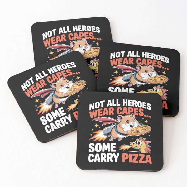 Item preview, Hero Hamster Pizza Flight – Funny Jetpack designed and sold by MagicWander.