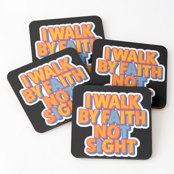 Item preview, I WALK BY FAITH NOT BY SIGHT designed and sold by Farashaetah.