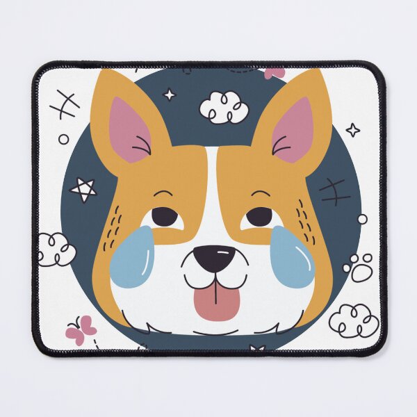 Item preview, Crying Corgi - Big Tears Sad Dog Illustration designed and sold by DoggoSay.