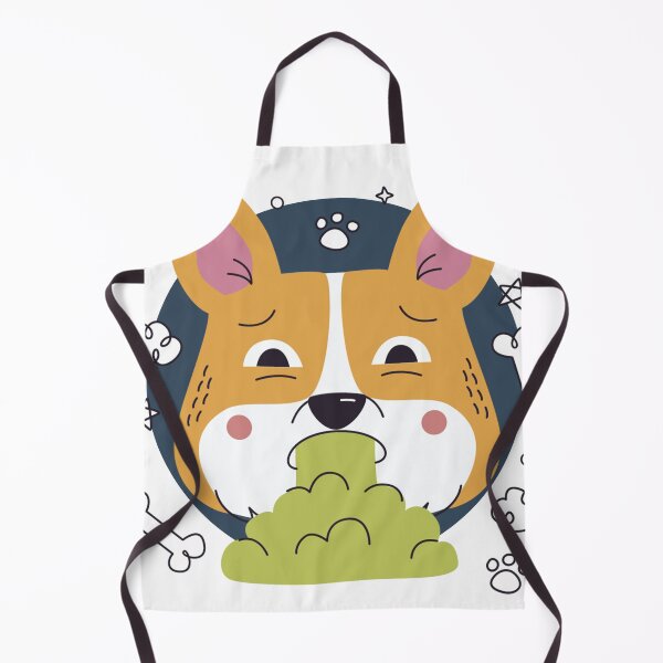 Item preview, Sick Corgi - Feeling Unwell Dog Illustration designed and sold by DoggoSay.