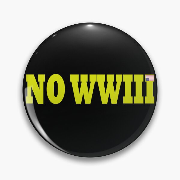 Item preview, No WWIII with Flag designed and sold by SiggyZiggy.