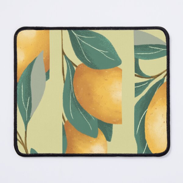 Item preview, Citrus Vibes – Fresh Lemons Retro Grid Design designed and sold by Golden Blaze Studio.