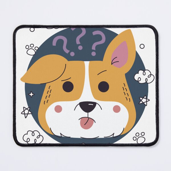 Item preview, Confused Corgi - Questioning Dog with Question designed and sold by DoggoSay.