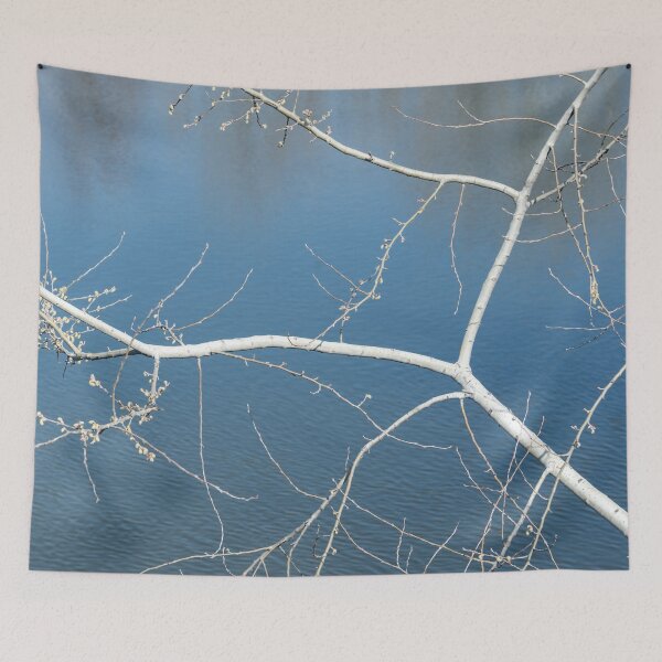 Item preview, Pale Bark Pussy Willow Branch Network Overwater designed and sold by Georgia Mizuleva.