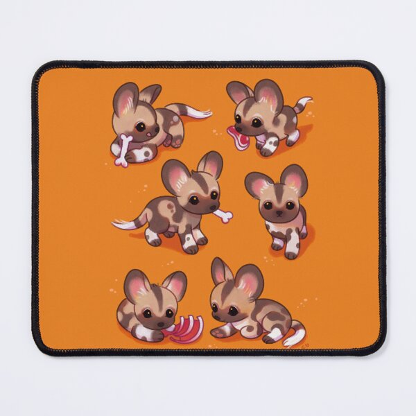 Item preview, African wild dog pups designed and sold by pikaole.