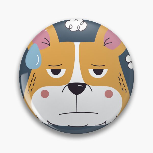Item preview, Disappointed Corgi - Resigned Sad Dog Illustration designed and sold by DoggoSay.