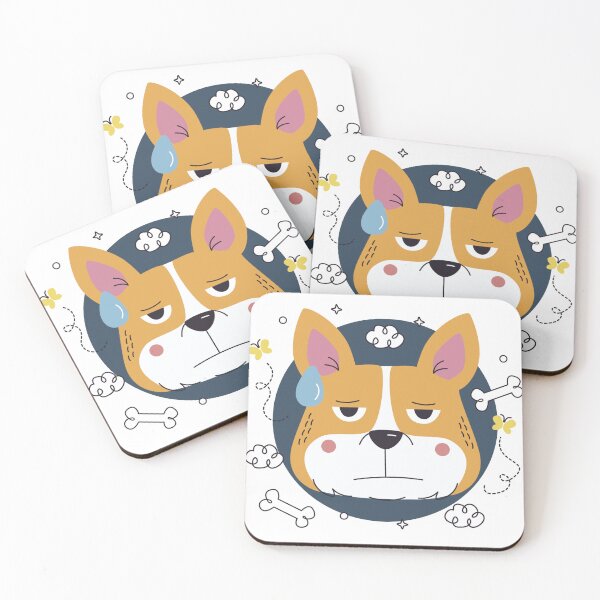 Item preview, Disappointed Corgi - Resigned Sad Dog Illustration designed and sold by DoggoSay.