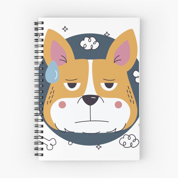Item preview, Disappointed Corgi - Resigned Sad Dog Illustration designed and sold by DoggoSay.