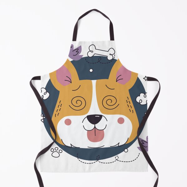 Item preview, Dizzy Corgi - Spiraling Eyes Dog Illustration designed and sold by DoggoSay.