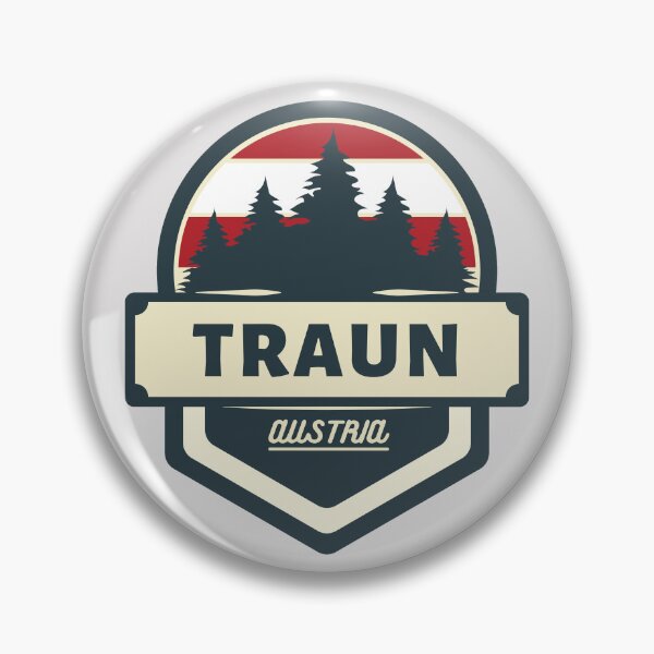 Item preview, Traun Austria Retro Vintage Badge designed and sold by World Designs.