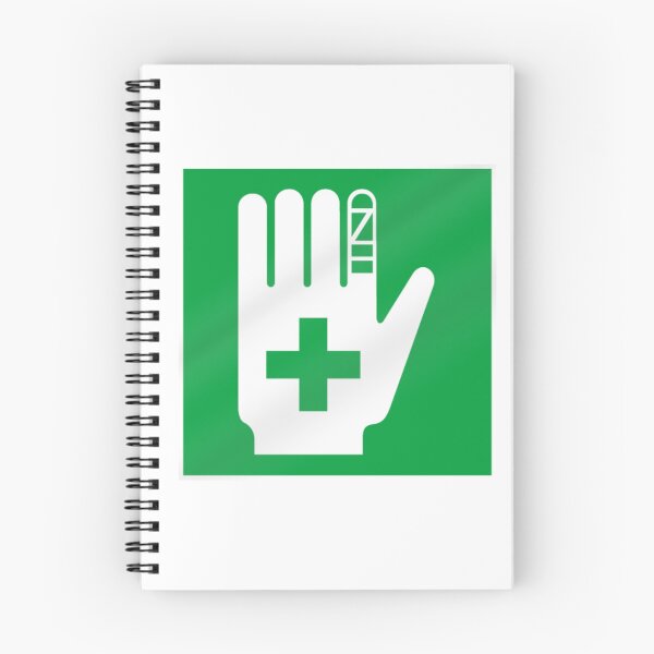 Item preview, First Aid White Hand Green Square Logo designed and sold by Abstract65.