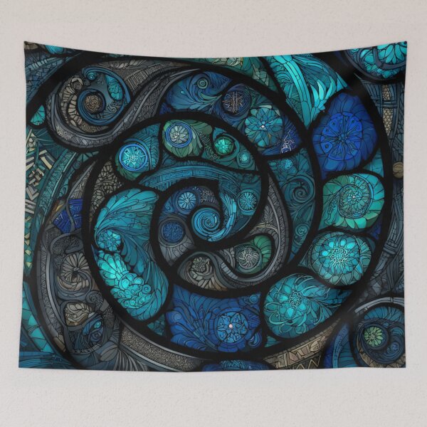 Item preview, New Zealand Māori Paua Pattern Koru Design 433 designed and sold by GrinGalore.