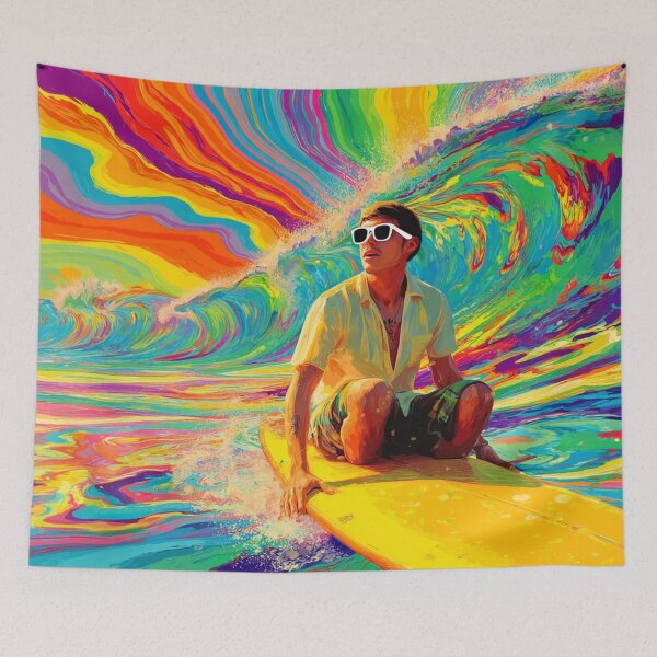 Item preview, Psychedelic Surf Dream designed and sold by Arthoughts.