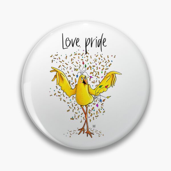 Item preview, Yellow bird "Love pride" designed and sold by Didakdc.