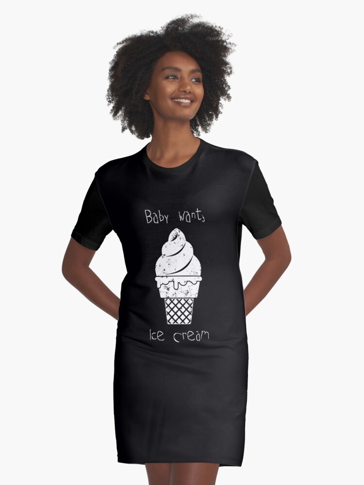 ice cream t shirt dress