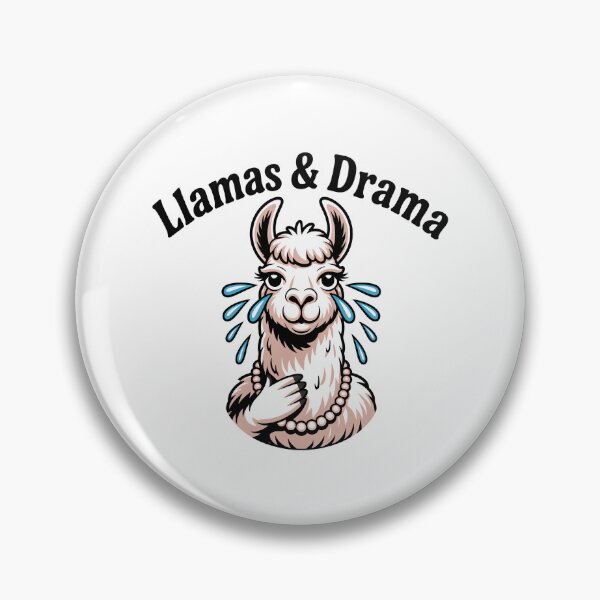 Item preview, Llamas & Drama – Funny Soap Opera Llama designed and sold by MagicWander.