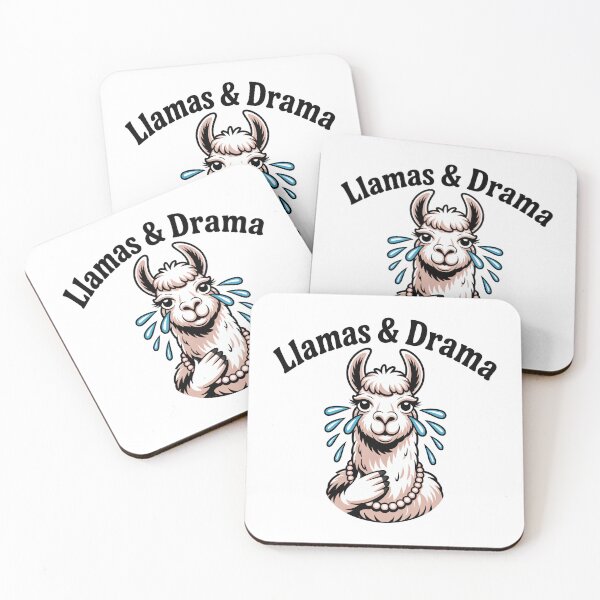 Item preview, Llamas & Drama – Funny Soap Opera Llama designed and sold by MagicWander.