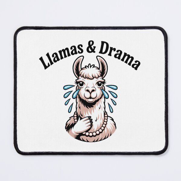 Item preview, Llamas & Drama – Funny Soap Opera Llama designed and sold by MagicWander.