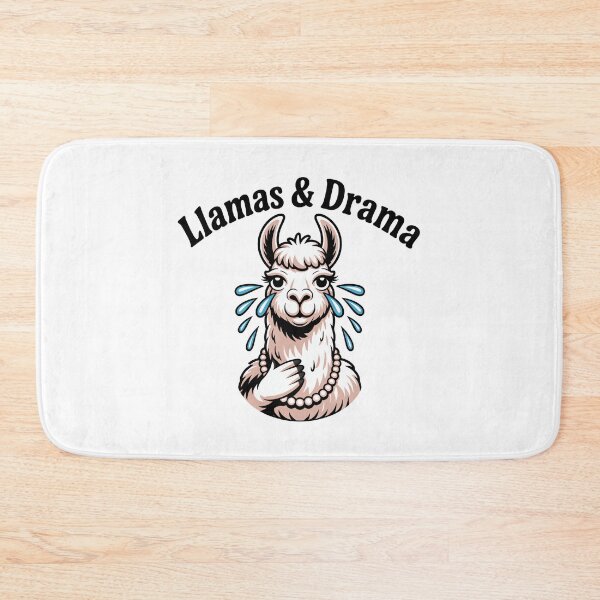Item preview, Llamas & Drama – Funny Soap Opera Llama designed and sold by MagicWander.