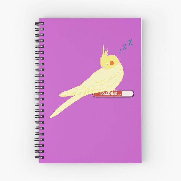 Item preview, Sleep Mode: Lutino Cockatiel Loading… designed and sold by Birbosaurus.