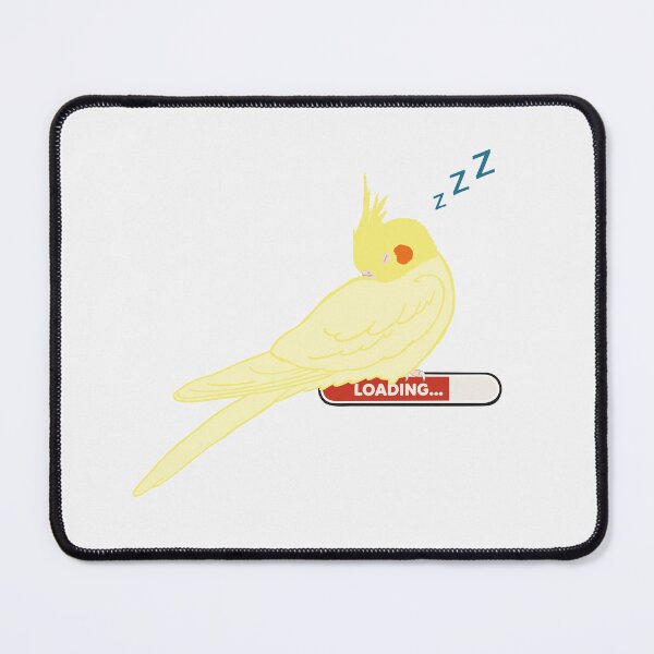 Item preview, Sleep Mode: Lutino Cockatiel Loading… designed and sold by Birbosaurus.