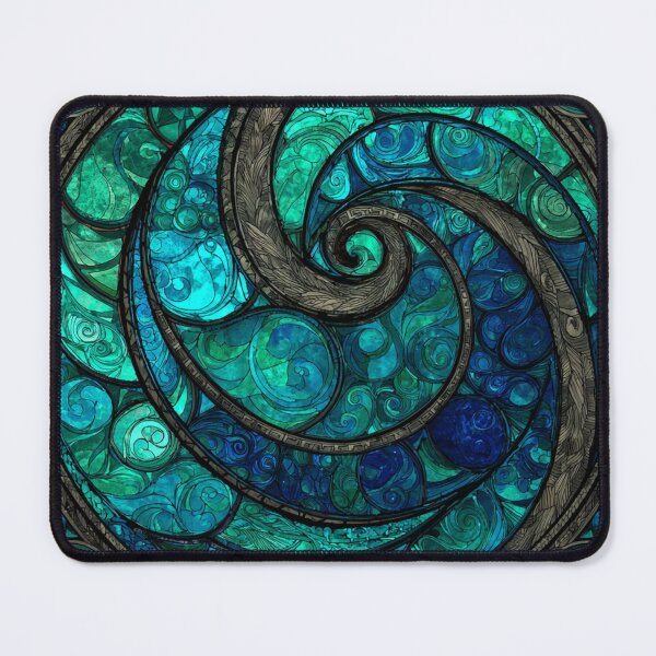 Item preview, New Zealand Māori Paua Pattern Koru Design 435 designed and sold by GrinGalore.