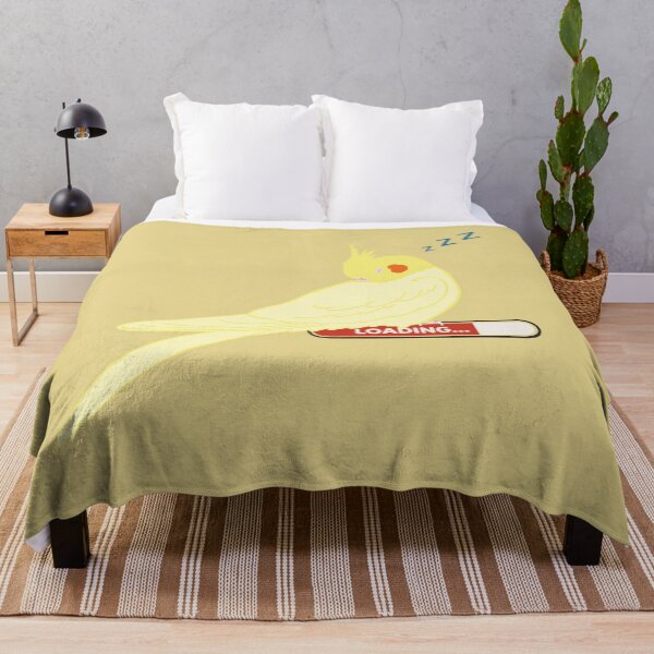 Item preview, Sleep Mode: Lutino Cockatiel Loading… designed and sold by Birbosaurus.