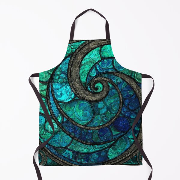 Item preview, New Zealand Māori Paua Pattern Koru Design 435 designed and sold by GrinGalore.