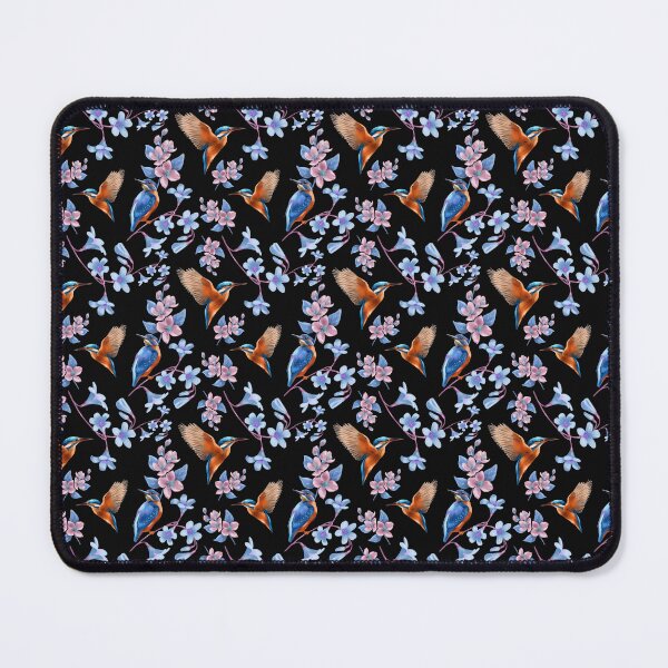Item preview, Colorful birds and flowers take center stage in an elegant fabric design designed and sold by Ms. Iryna.