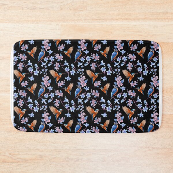 Item preview, Colorful birds and flowers take center stage in an elegant fabric design designed and sold by Ms. Iryna.