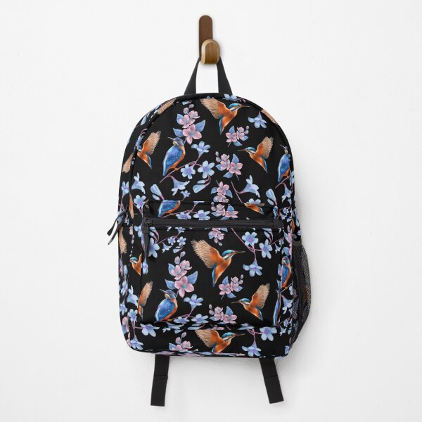 Item preview, Colorful birds and flowers take center stage in an elegant fabric design designed and sold by Ms. Iryna.