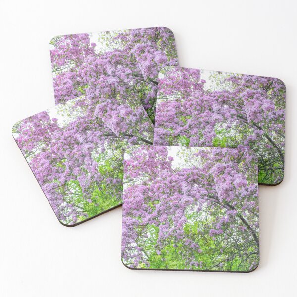 Item preview, Beautiful, Pink Blossoms on a Crabapple Tree on a May Spring Evening designed and sold by LINDA MCKUSICK.