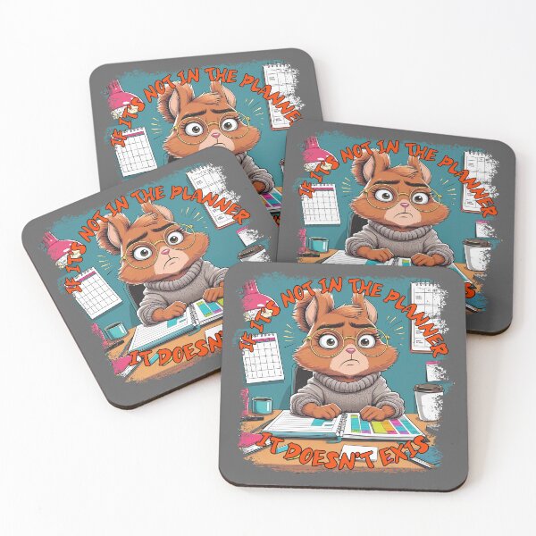Item preview, Planner Addict Squirrel – Peanut the Overthinker designed and sold by TestudoDesign.