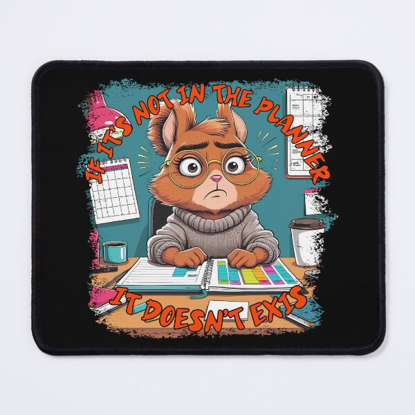 Item preview, Planner Addict Squirrel – Peanut the Overthinker designed and sold by TestudoDesign.