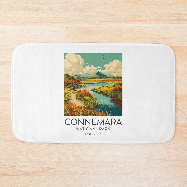 Item preview, A Vintage Illustration of Connemara National Park - Ireland  designed and sold by GoodOldVintage.