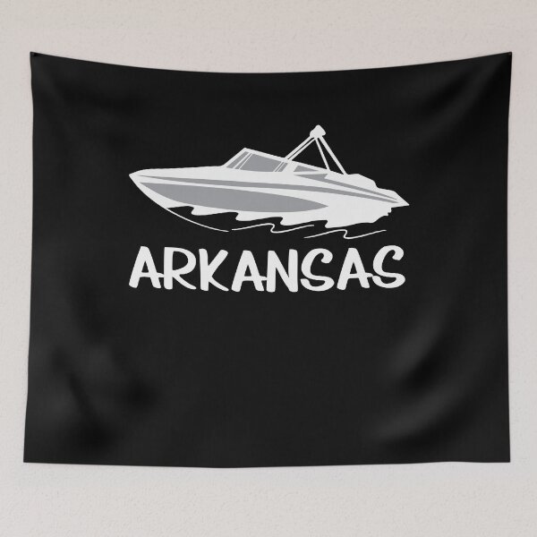 Item preview, River Boating Water Ski Boat Arkansas Fun Boat Gear designed and sold by KentuckyGirlTee.