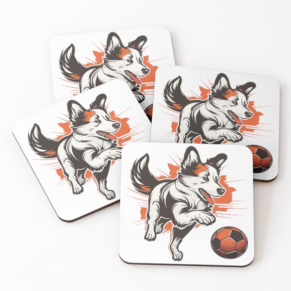 Item preview, Dog playing soccer designed and sold by Jendrik1507.