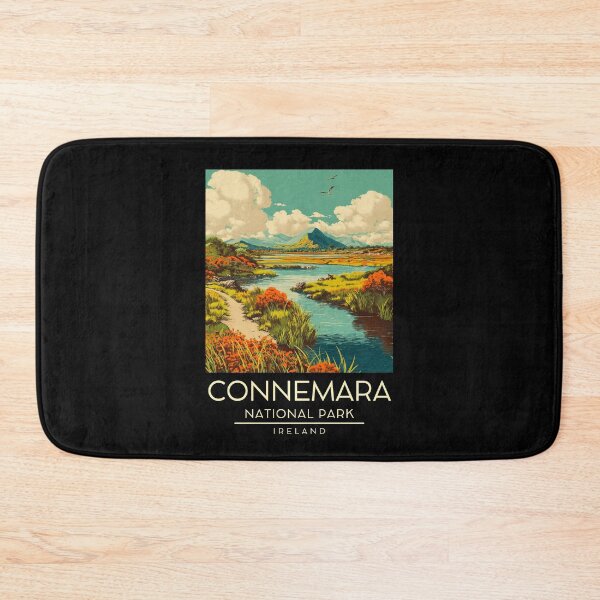 Item preview, A Vintage Illustration of Connemara National Park - Ireland  designed and sold by GoodOldVintage.