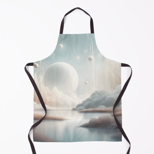 Item preview, Fantasy landscape in white, pink and light blue designed and sold by 2-Seraphira.