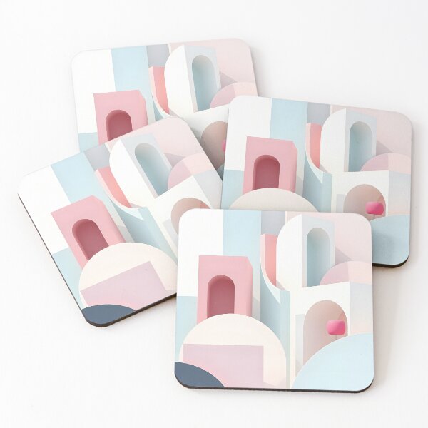 Item preview, Minimalist composition of colors and shapes designed and sold by 2-Seraphira.