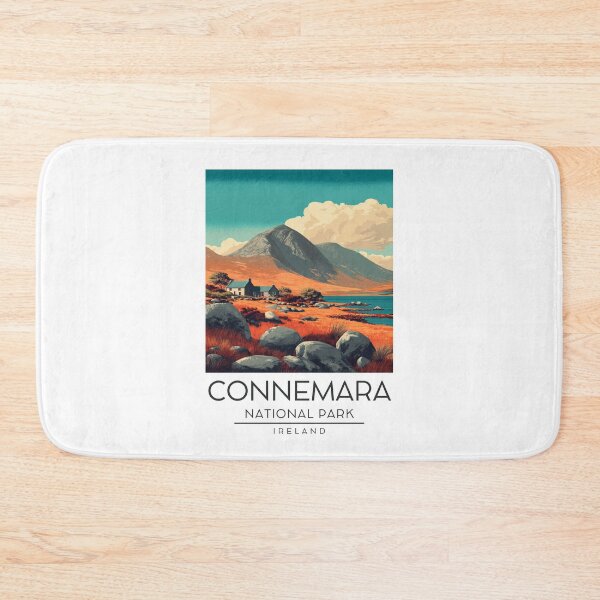 Item preview, A Vintage Illustration of Connemara National Park - Ireland  designed and sold by GoodOldVintage.