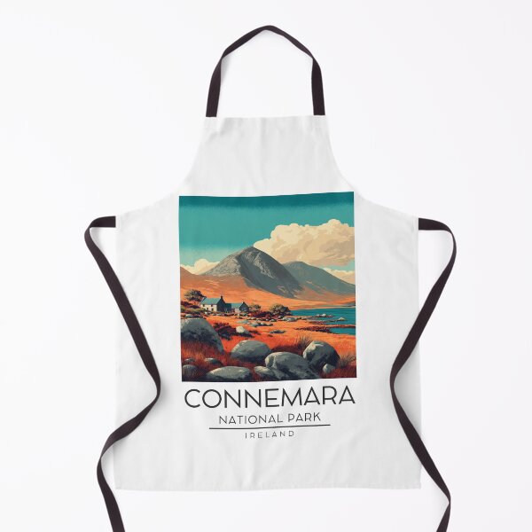 Item preview, A Vintage Illustration of Connemara National Park - Ireland designed and sold by GoodOldVintage.