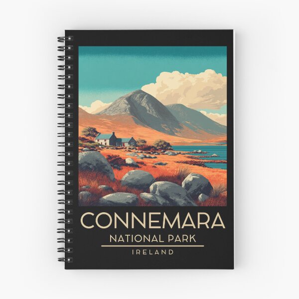 Item preview, A Vintage Illustration of Connemara National Park - Ireland  designed and sold by GoodOldVintage.