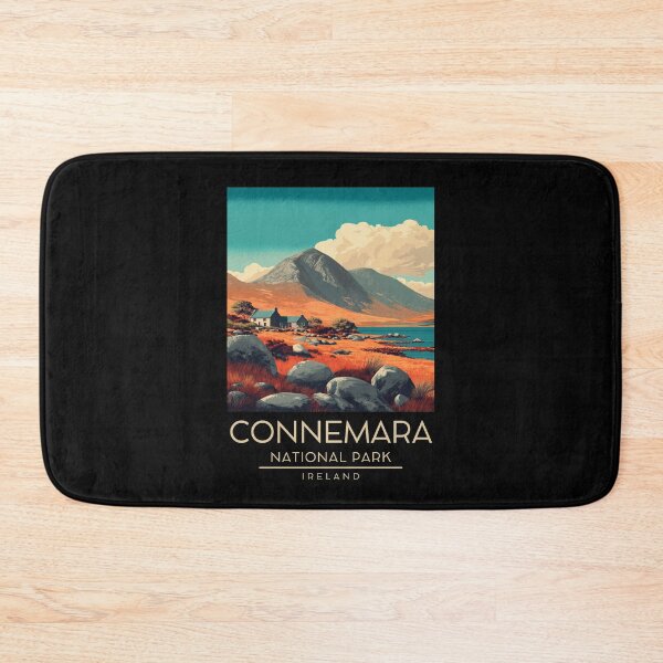 Item preview, A Vintage Illustration of Connemara National Park - Ireland  designed and sold by GoodOldVintage.