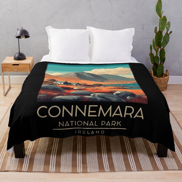 Item preview, A Vintage Illustration of Connemara National Park - Ireland  designed and sold by GoodOldVintage.